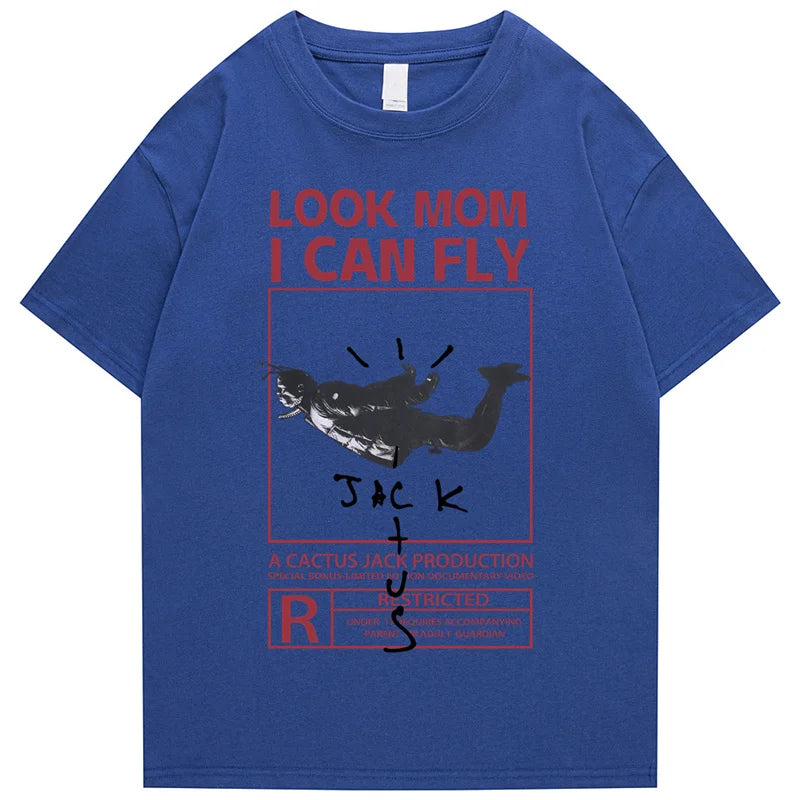 Camiseta gráfica Look Mom I Can Fly