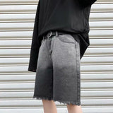 Retro Gradient Denim Short