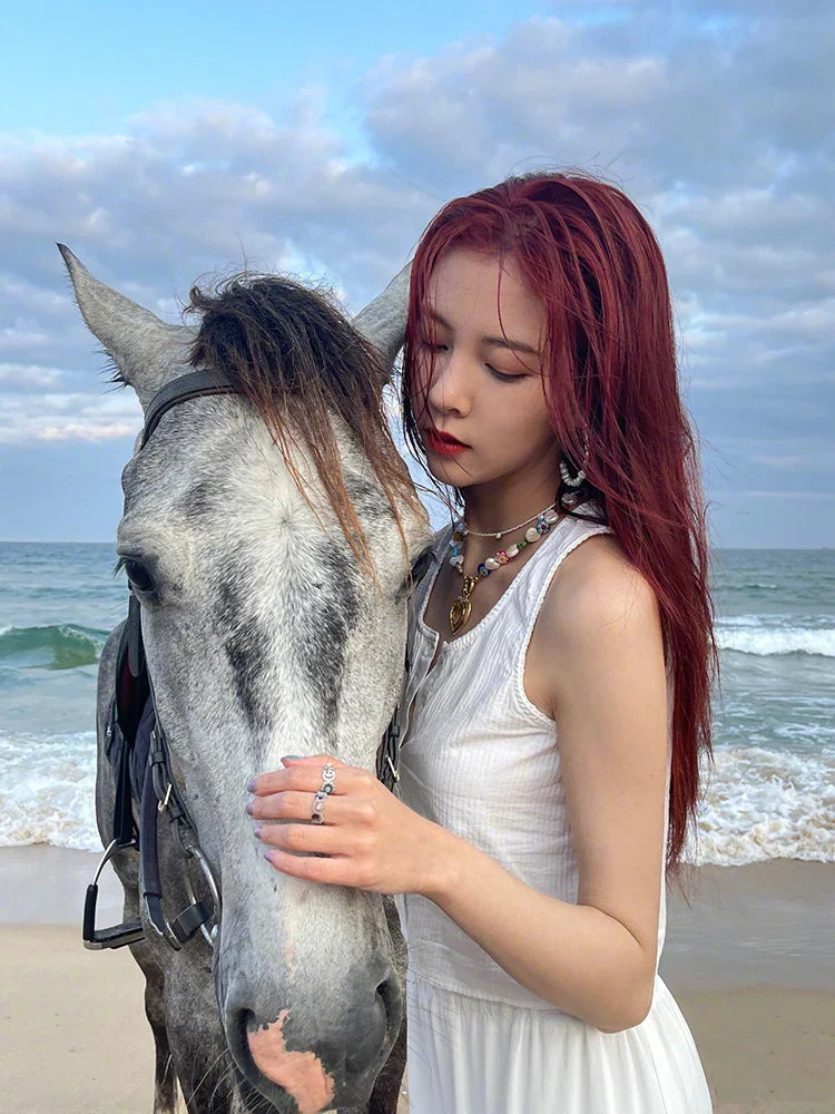 Beaded Pearl Beach Vibes Necklaces