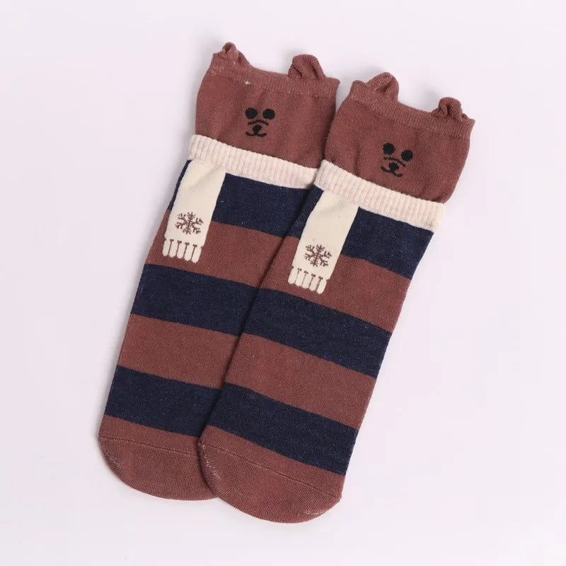 Animal Cartoon Funny Socks