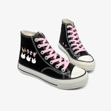 Cute Anime Rabbit Canvas Shoes