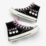 Cute Anime Rabbit Canvas Shoes