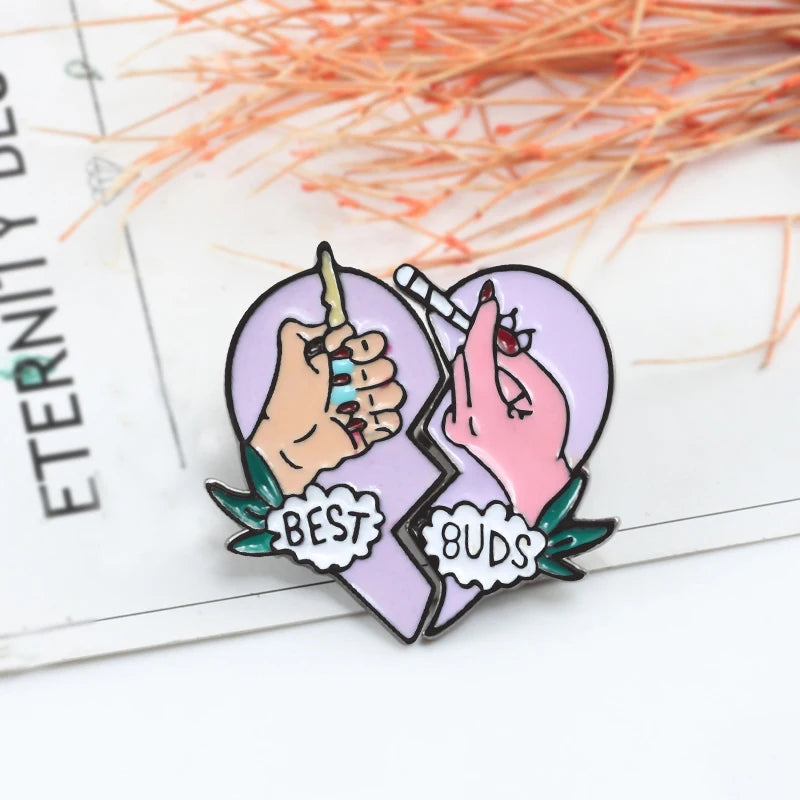 Broken Heart Pins