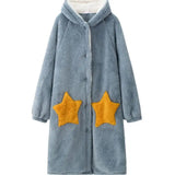 Gothic Star Oversized Fleece Hooded Blanket