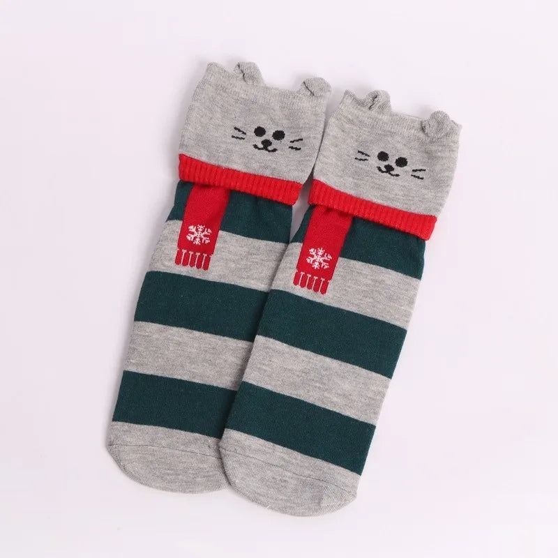Animal Cartoon Funny Socks