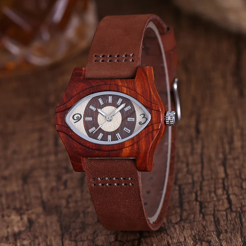 Creative Eye Shape Ladies Watch