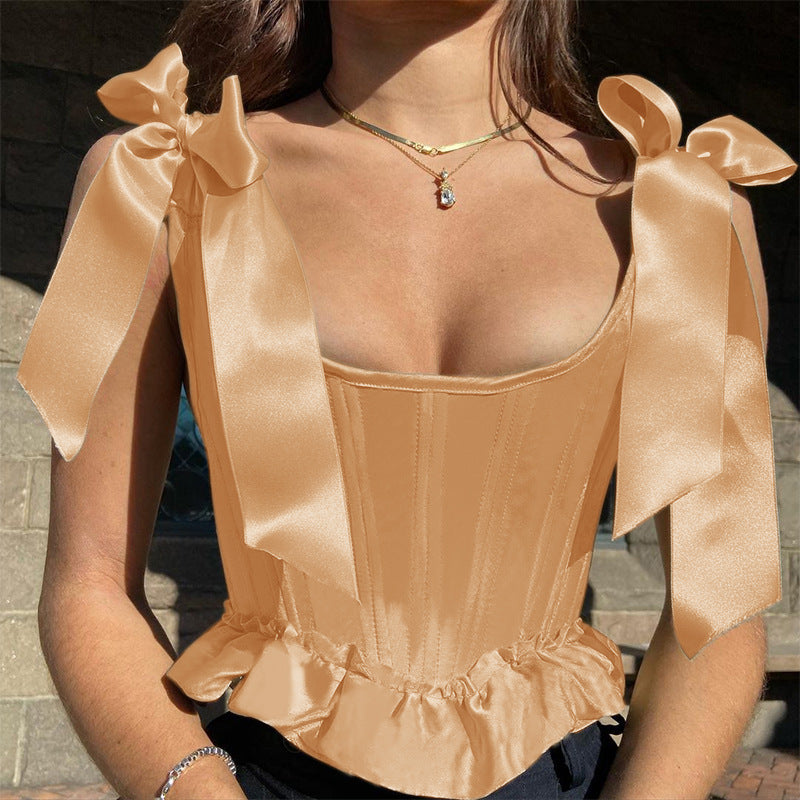 Green Ruffle Sage Green Top