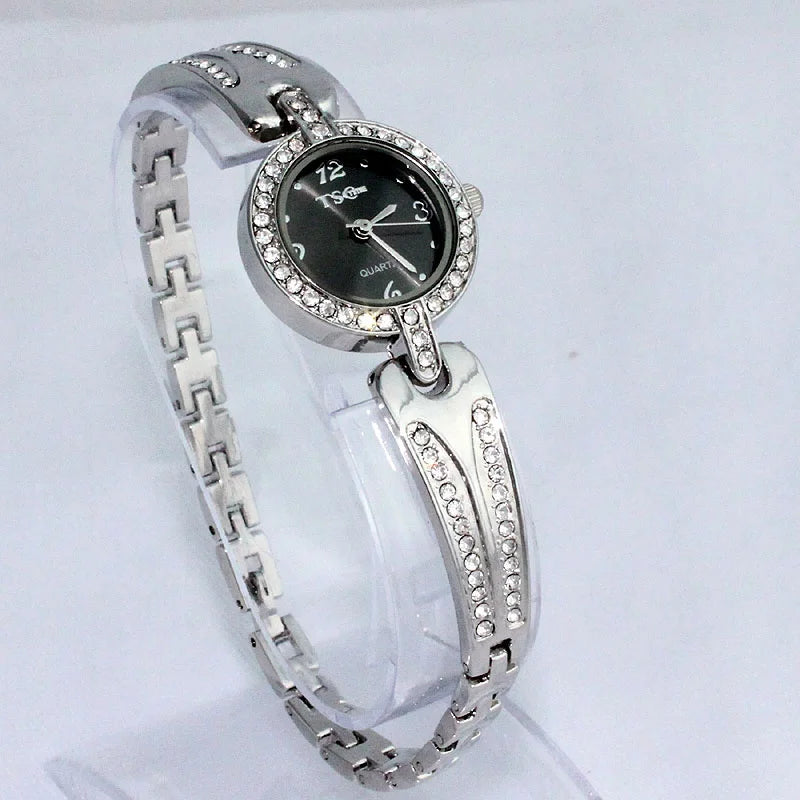 Casual Silver Lady Stainless Steel Watch
