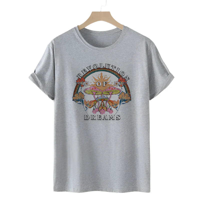 Graphic Dreams Casual T-shirt