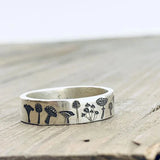 Bohemian Handmade Carved Flower Ring