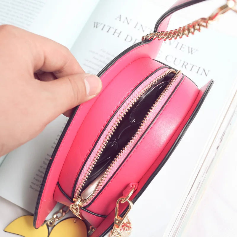 Embroidery Flamingo Cross Bag