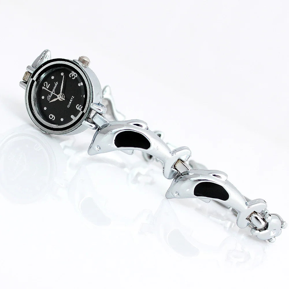 Dolphins Style Strap Quartz Bracelet Watch