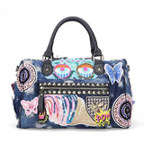 Butterfly Denim Handbags