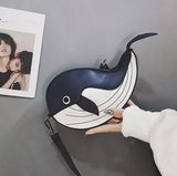 Blue Whale Leather Bag