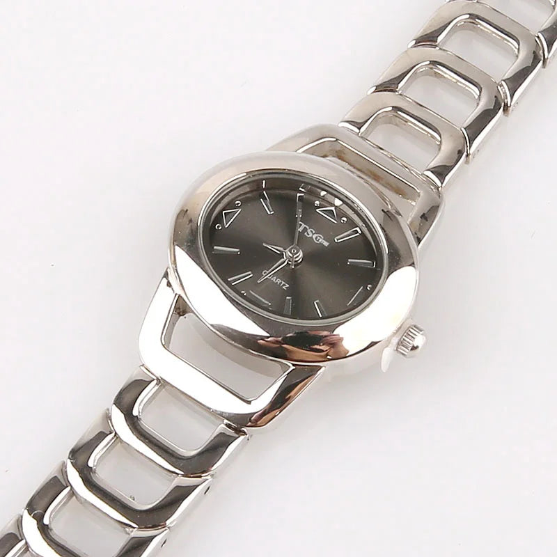 Casual Silver Lady Stainless Steel Watch