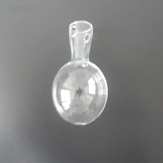 Vintage Transparent Vase Wooden Frame Vase