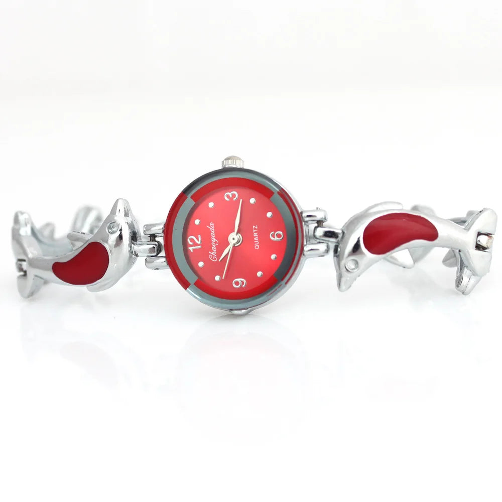 Dolphins Style Strap Quartz Bracelet Watch