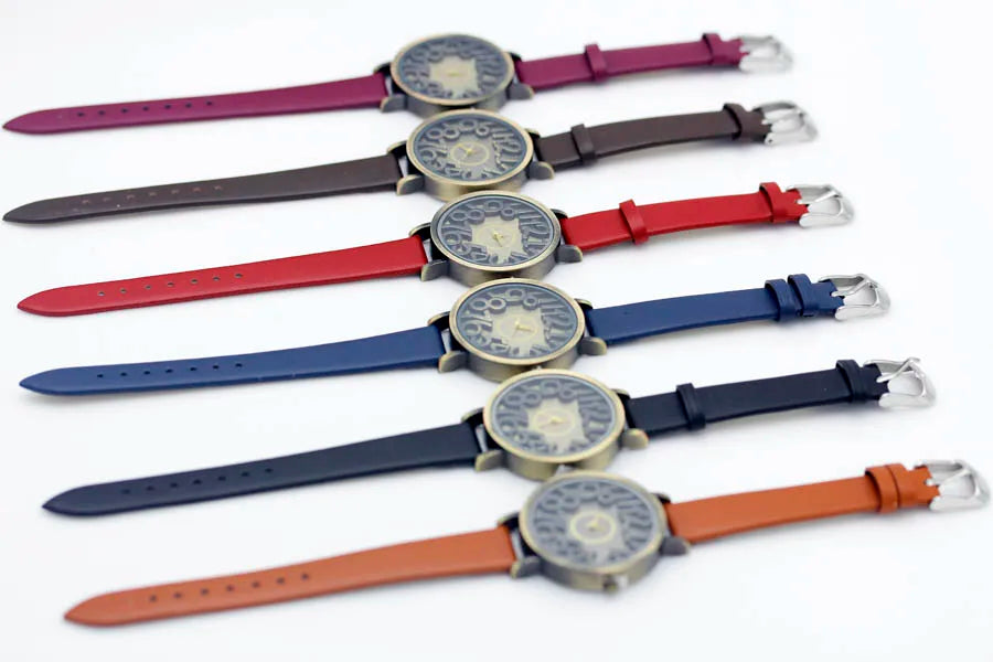 Vintage Genuine Cow Leather Watch
