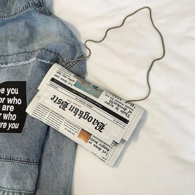Newspapers Cross Bags