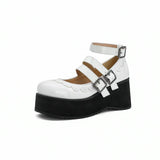 Coquette Core Platform Ruffle Shoes