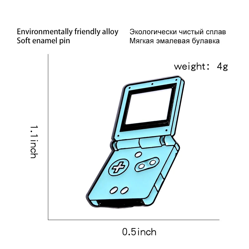 90s' Handheld Game Player Enamel Pin