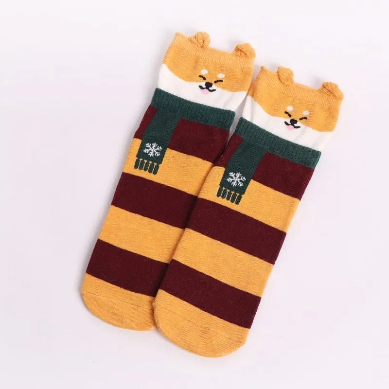 Animal Cartoon Funny Socks