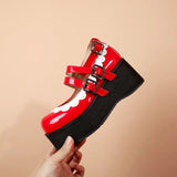 Coquette Core Platform Ruffle Shoes