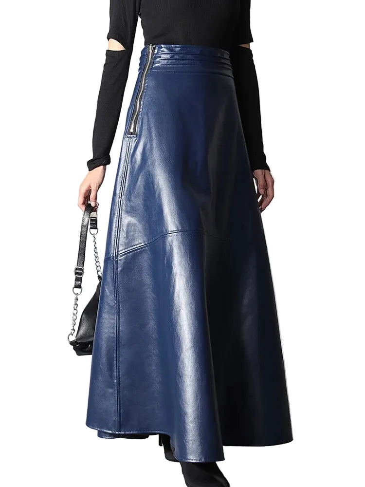 Soft Faux Leather Skirt