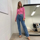 Y2K Detachable Sleeve Cropped Cardigan