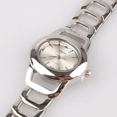 Casual Silver Lady Stainless Steel Watch