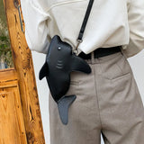 Shark Cartoon Women Cross Bag