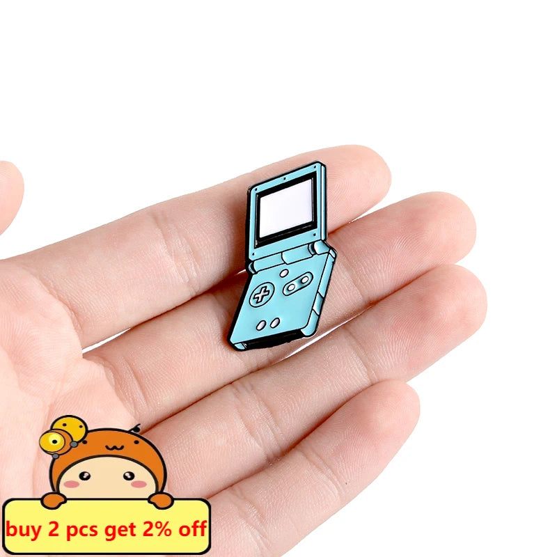 90s' Handheld Game Player Enamel Pin