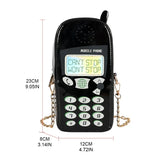 Weird Core Mobile Phone Shape Crossbody Bag