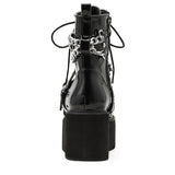 Chained Winter Women's Black Boots