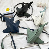 Shark Cartoon Women Cross Bag