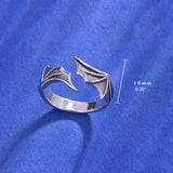 Y2K Gothic Angel Devil Wings Rings