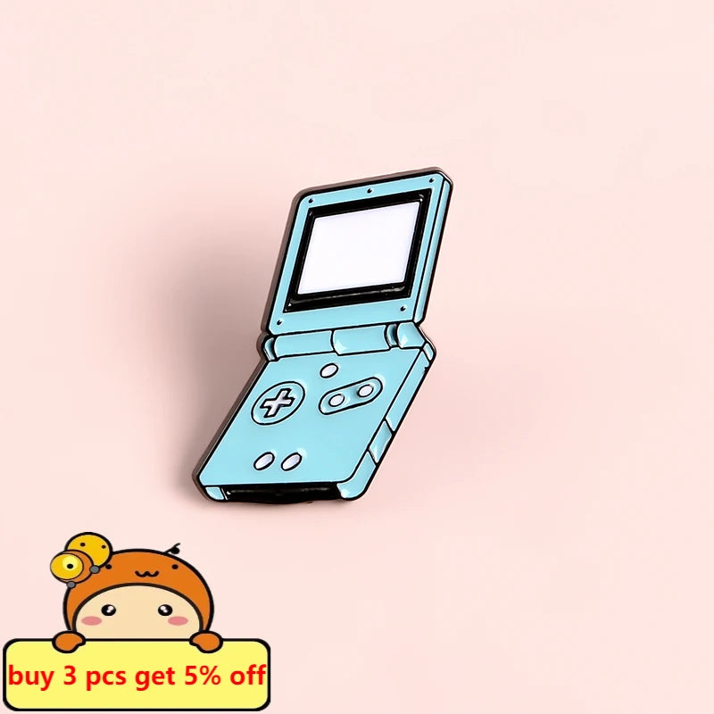 90s' Handheld Game Player Enamel Pin