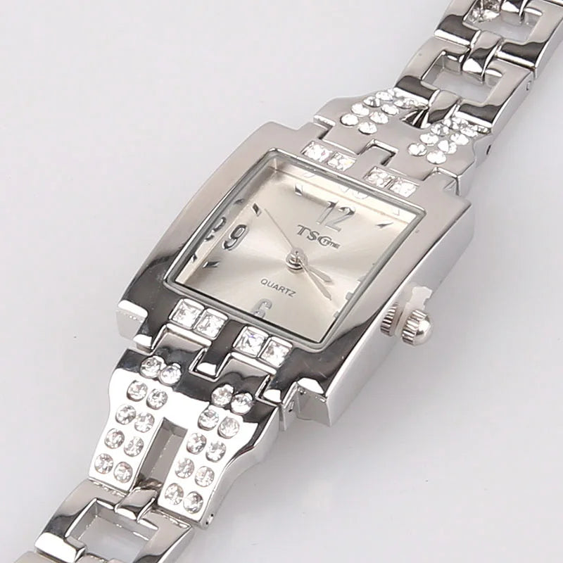 Casual Silver Lady Stainless Steel Watch