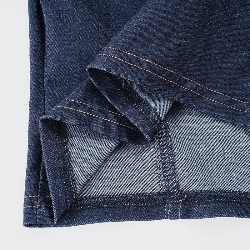 Retro Blue Denim Shirt
