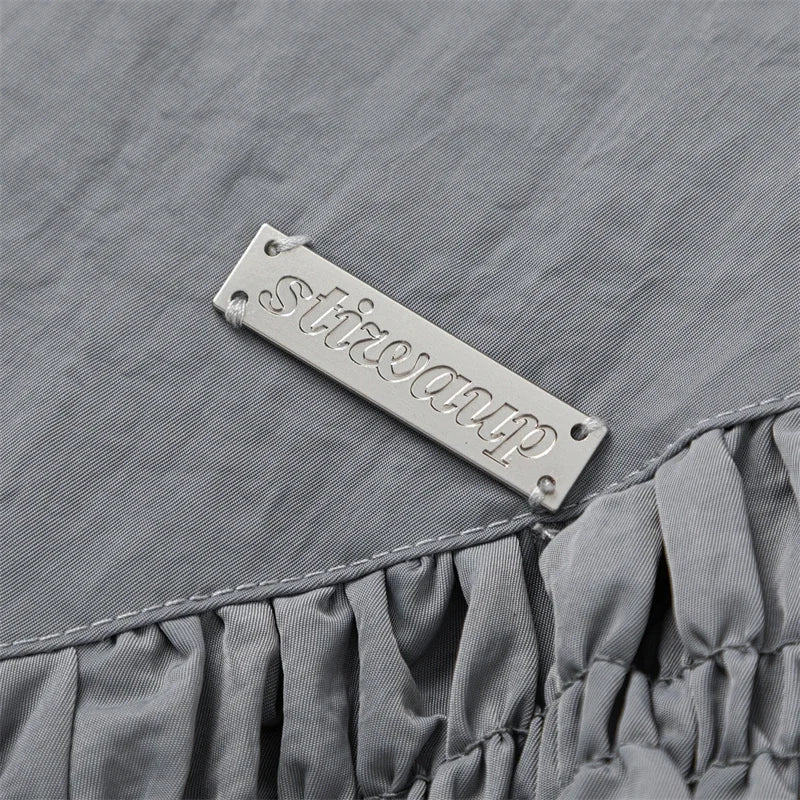 Y2K Women's V Striped Windbreaker Jacket