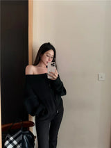 Casual Cozy Winter Girl Cardigan Sweater