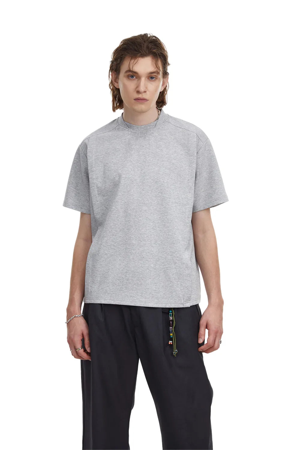 Modern Loose Fit Spliced T-Shirt