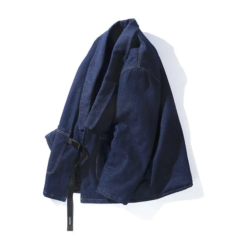 Vintage Denim Padded Jacket