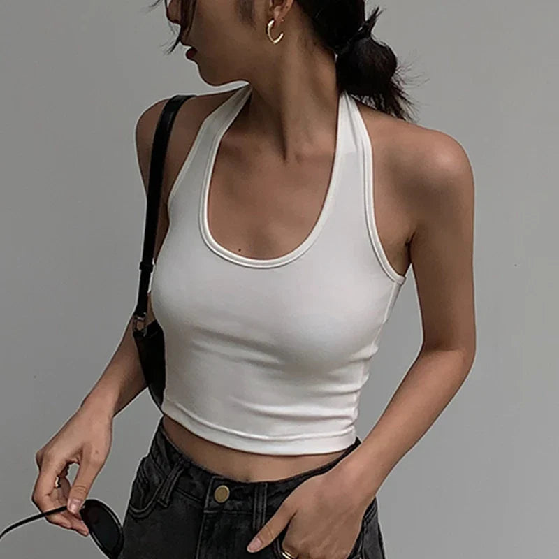 Backless Women's Summer Halter Top