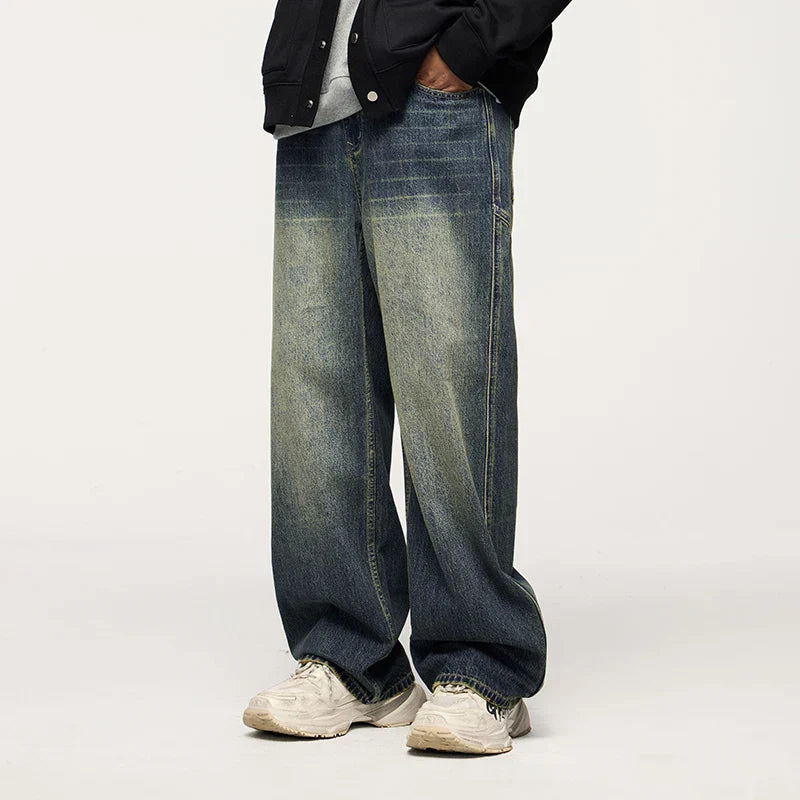 Cowboy Washed Faded Stretchable Jeans