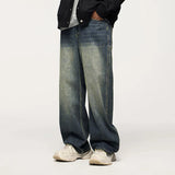 Cowboy Washed Faded Stretchable Jeans