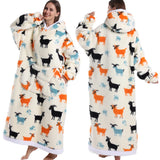 Cartoon Tragbare Homewear Pyjama-Decke