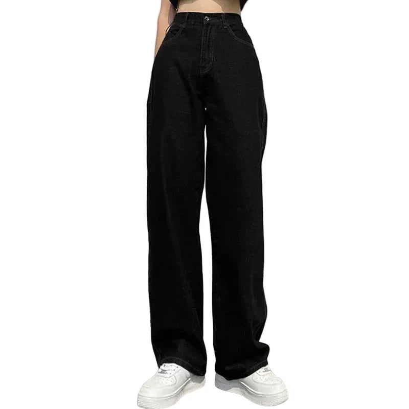 High Waist Vintage Wide Jeans