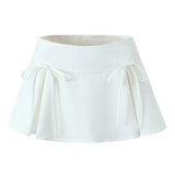 Balletcore Mini Skirt with Bow