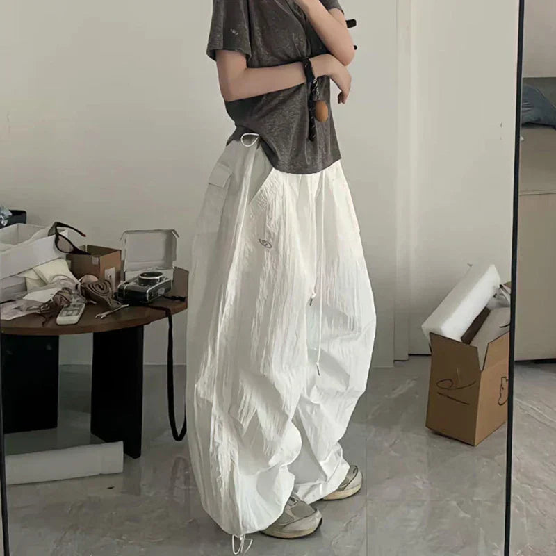 Damen Baggy Oversized Cargohose